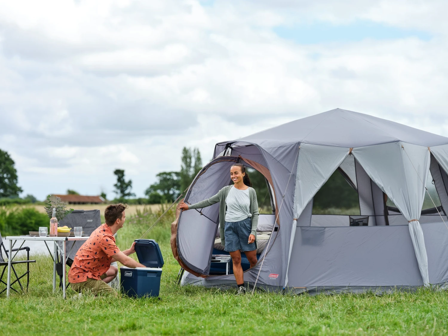 Coleman Cortes Octagon 8 Tent Grey 2023 - Image 4