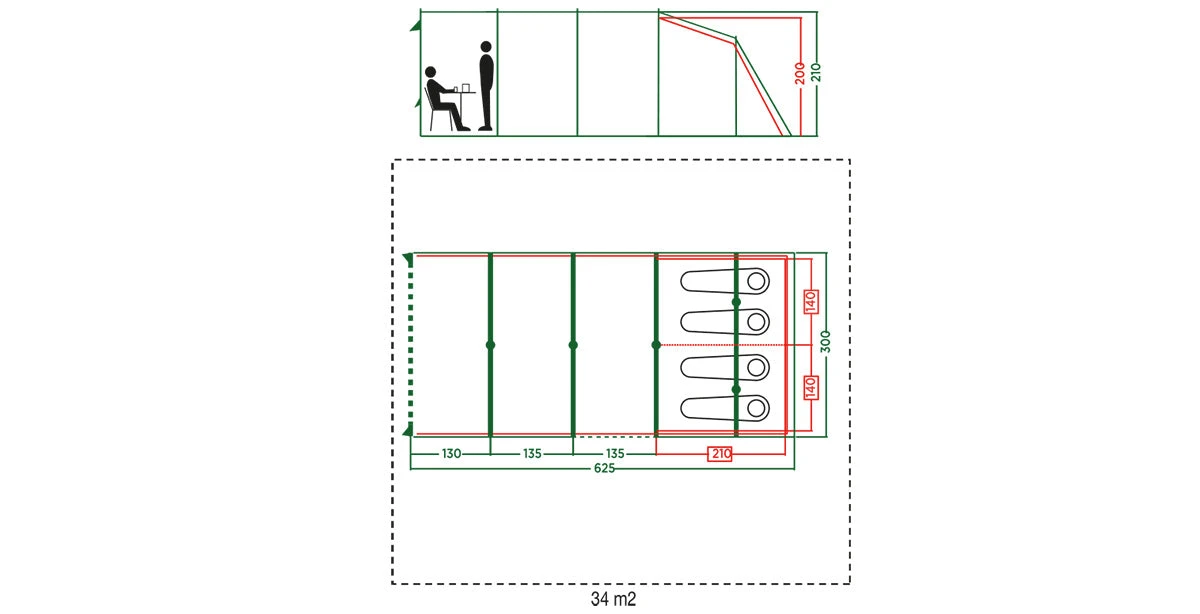 Coleman Vail 4L Tent 2023. - Image 4