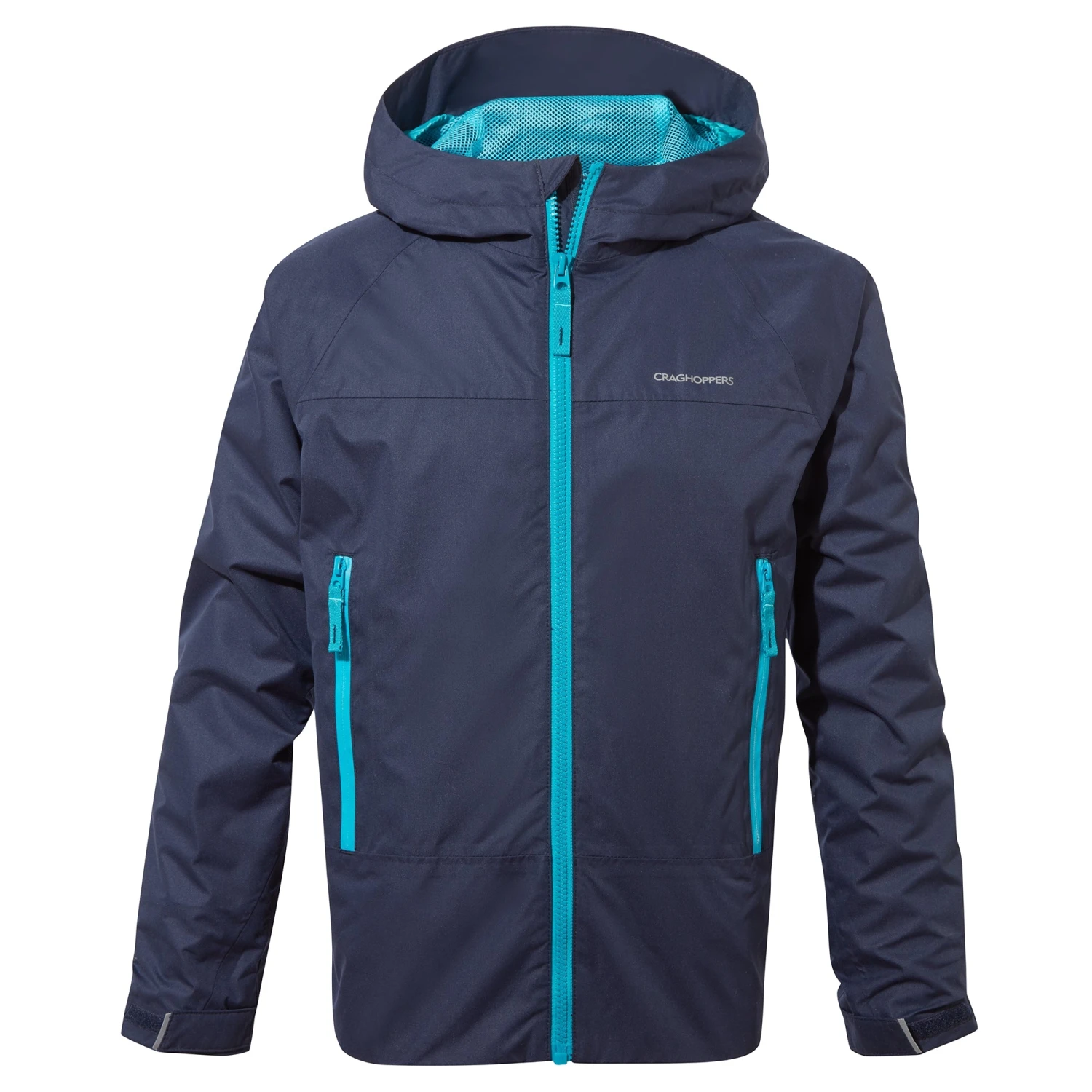 Craghoppers Kids Minato Waterproof Jacket Blue Navy - Image 3