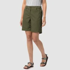 Jack Wolfskin Desert Shorts Womens Delta Green