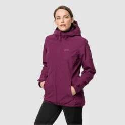 Jack Wolfskin Norrland 3 In 1 Womens Wild Berry.