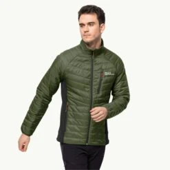 Jack Wolfskin Routeburn Pro Insulated Jacket Mens Greenwood
