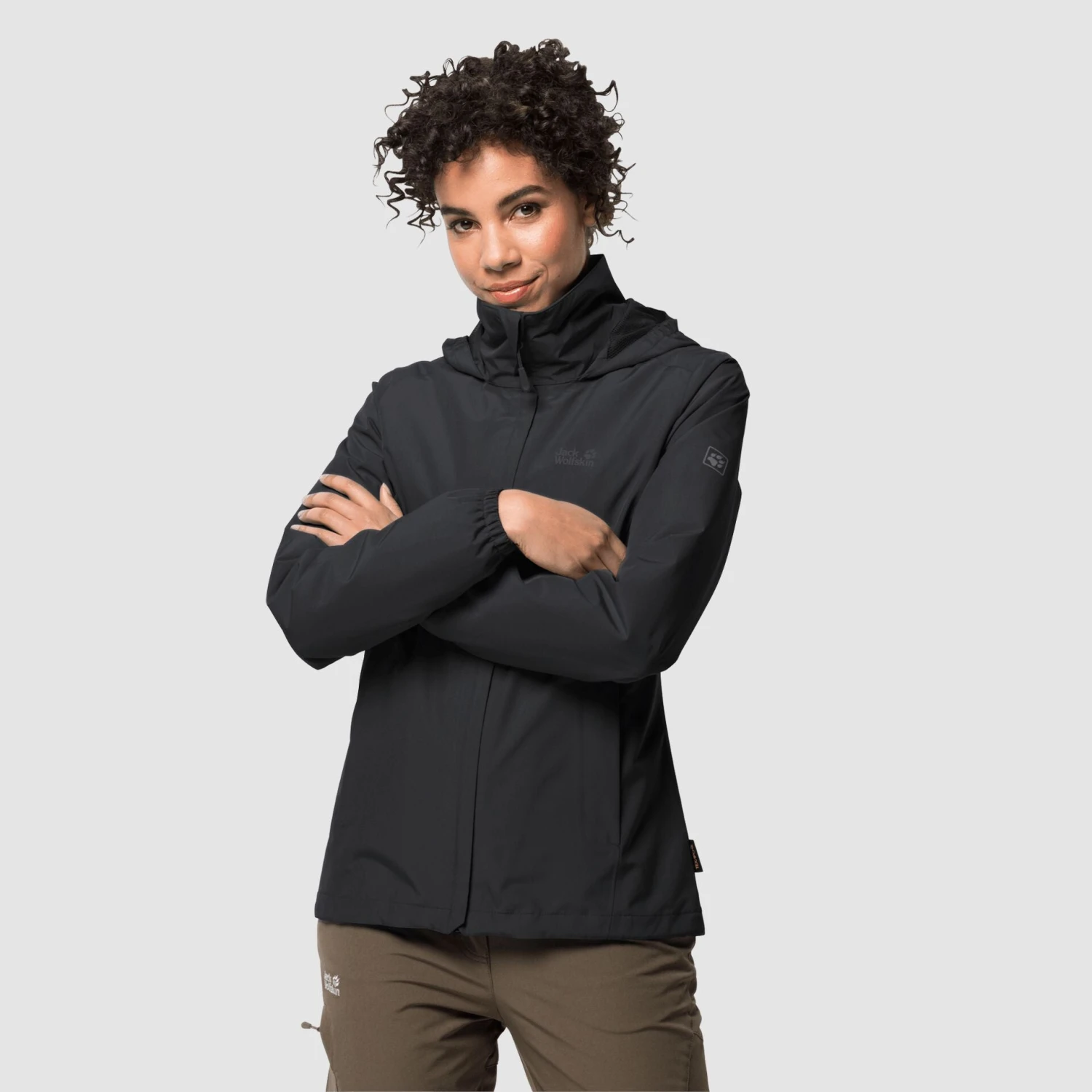 Jack Wolfskin Stormy Point Jacket Womens Black
