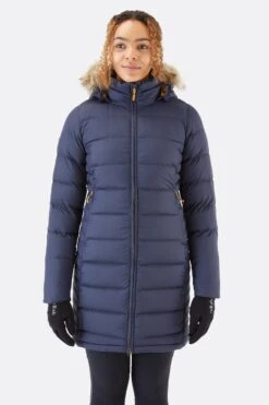 Rab Deep Cover Parka Womens - Deep Denim