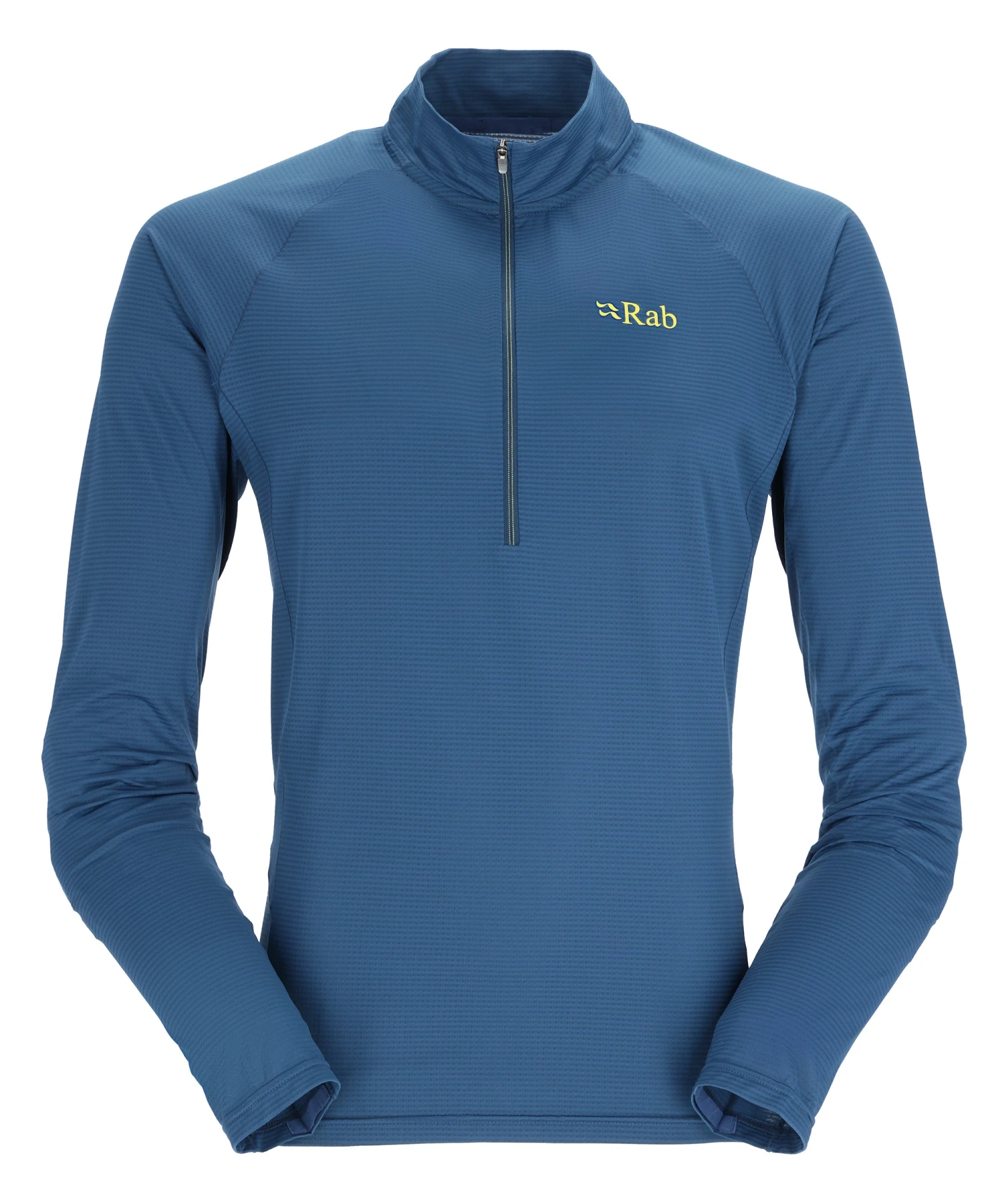 Rab Sonic Long Sleeve Zip Mens Nightfall Blue