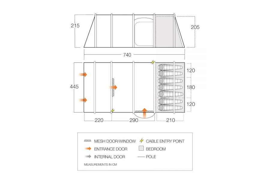 Vango Lismore Air 700DLX Package 2023 - Image 3