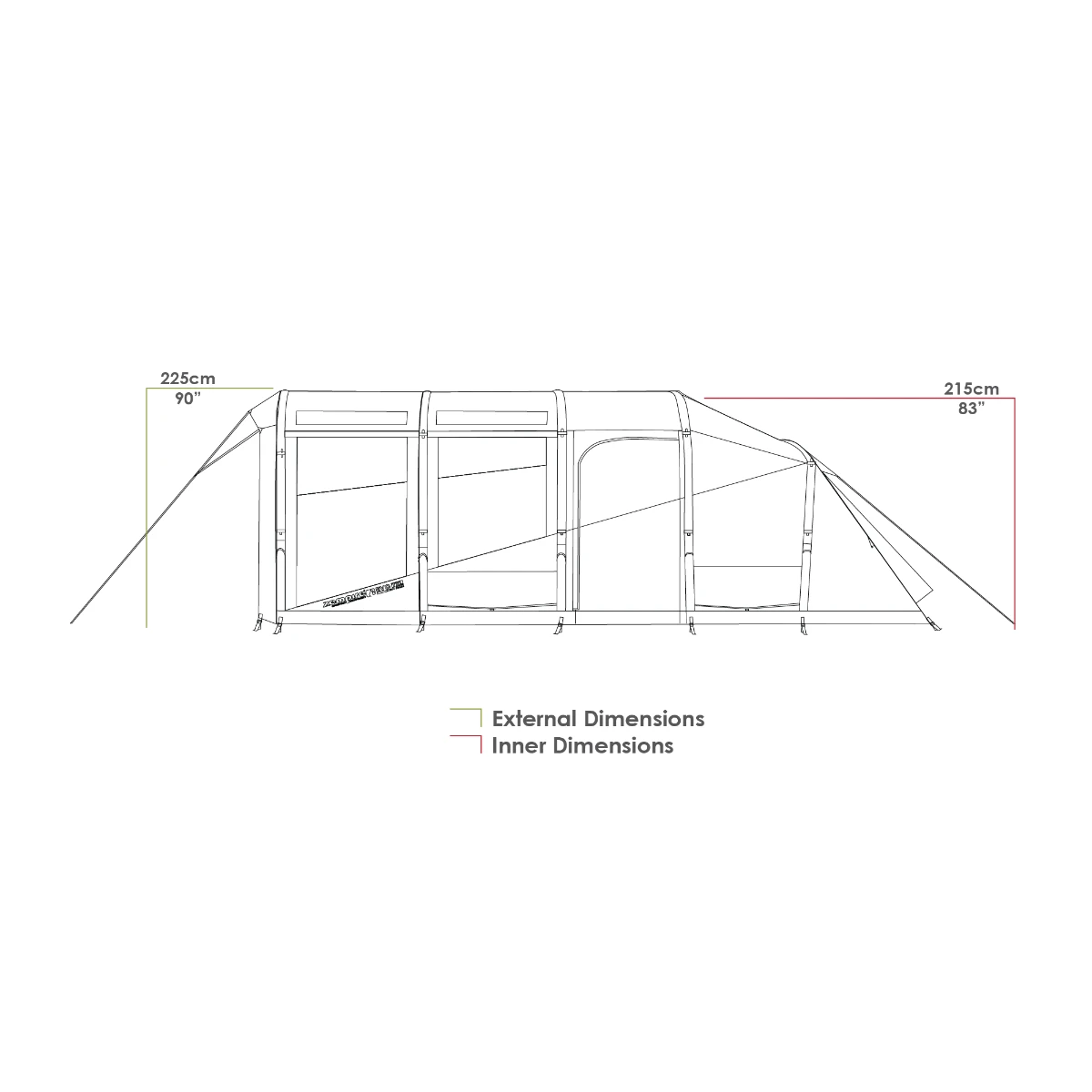Zempire Evo TXL V2 Air Tent 2023 - Image 5